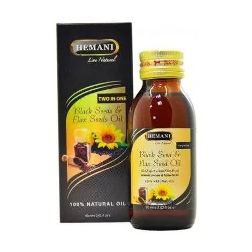 Black Seeds And Flax Seeds Oil - 125ml