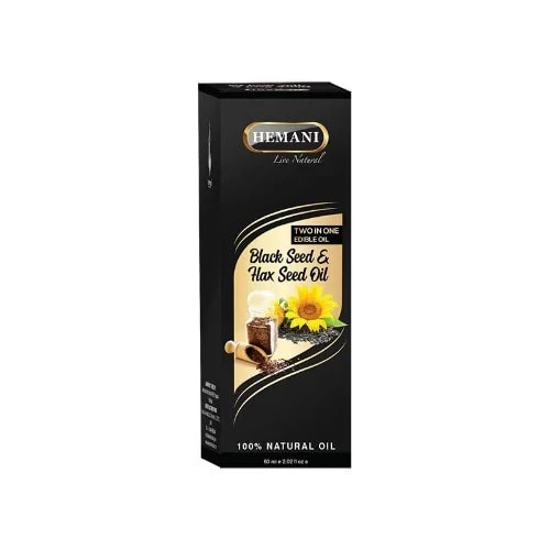 Black Seeds And Flax Seeds Oil - 125ml