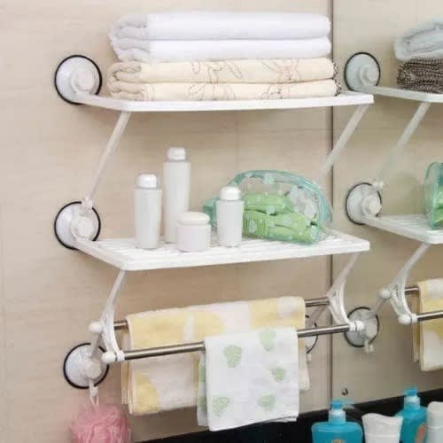 Bathroom And Kitchen Rack With Towel Hanger