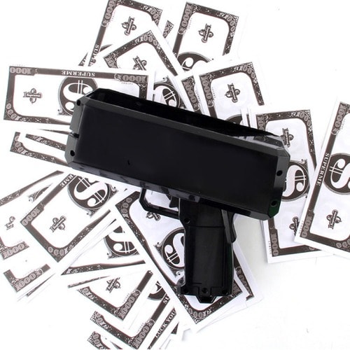 Unbranded Money Gun Spraying Machine - Black