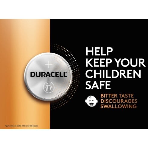 3v Lithium 2025 Dl/cr Coin Batteries - 2pcs