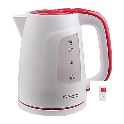 Electric Water Kettle - Cej-1750 - Red - 1.7l + Free Power Surge