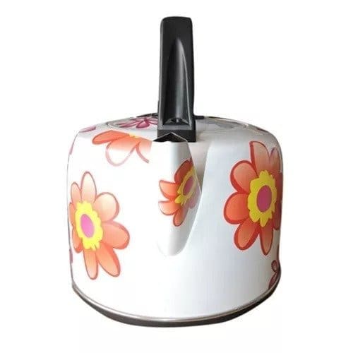Stainless Steel Flowered Electric Kettle - 5L