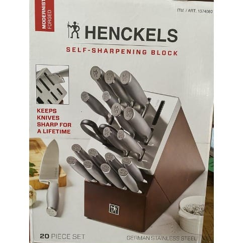 Henckels Modernist 20-piece Self-sharpening Knife Block Set