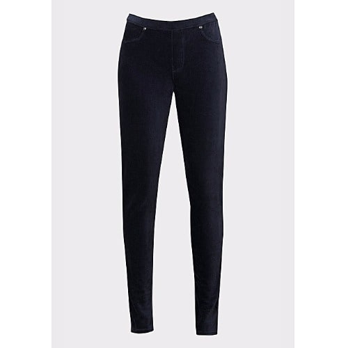 Stretch Leggings Corduroy Trousers Pants - Blue