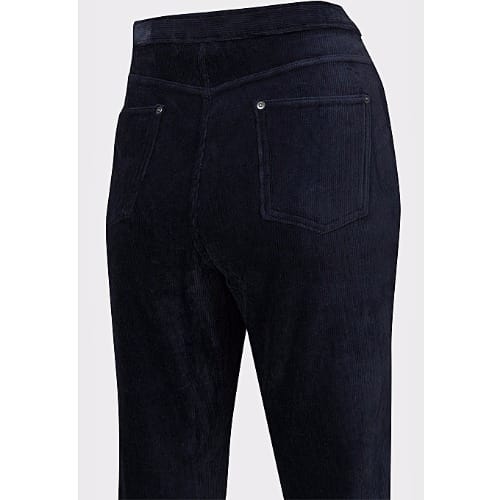 Stretch Leggings Corduroy Trousers Pants - Blue