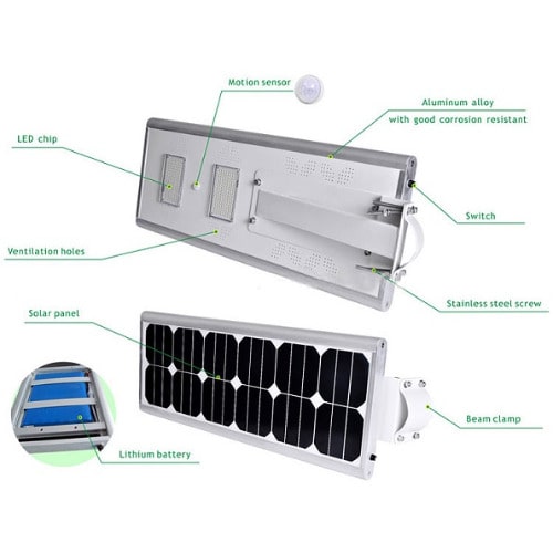30 Watts Integrated All-in-One Solar LED Street Light