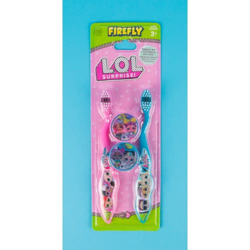 Lol Surprise 2 pack Toothbrush and Caps