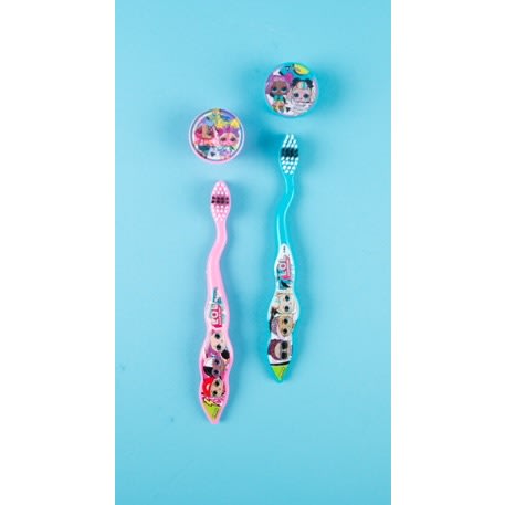Lol Surprise 2 pack Toothbrush and Caps