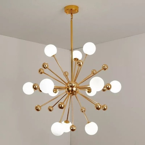 Nordic Gold Chandelier