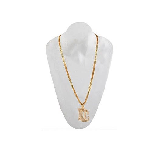 Mens Necklace With Dc Pendant
