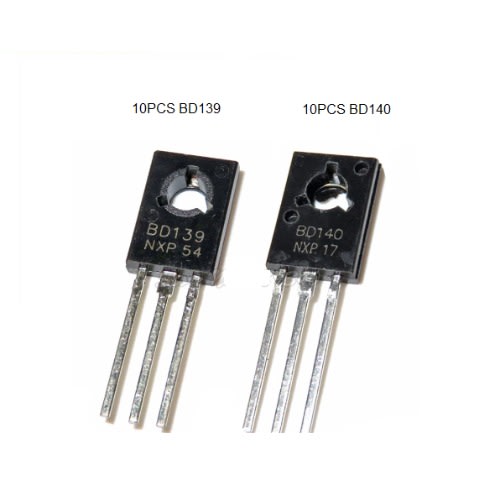 20pcs Bd139 Bd140 ( 10pcs Bd139 + 10pcs Bd140 ) Amplifier Power Transistor