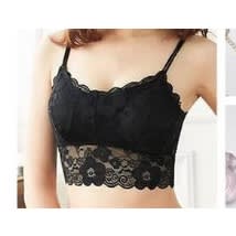 Ladies 3 In 1 Lace Bralette Tube Tops