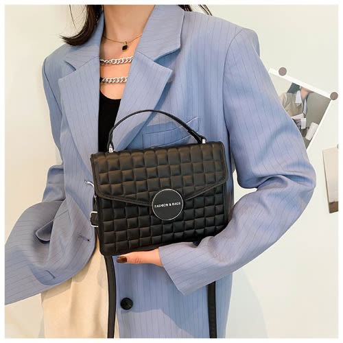 Ladies Handbag - 8X7X13cm - Black