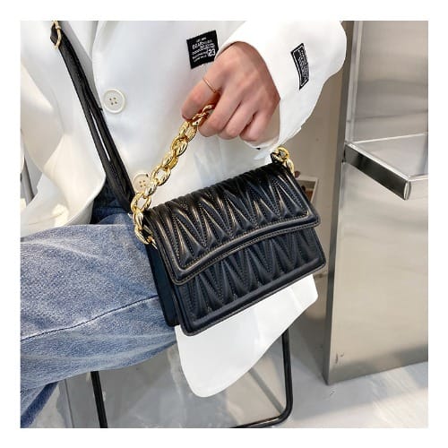 Trendy Classy Handbag- Black