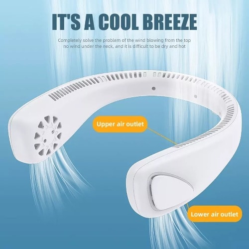 Portable Rechargeable Bladeless Mini Neck Fan