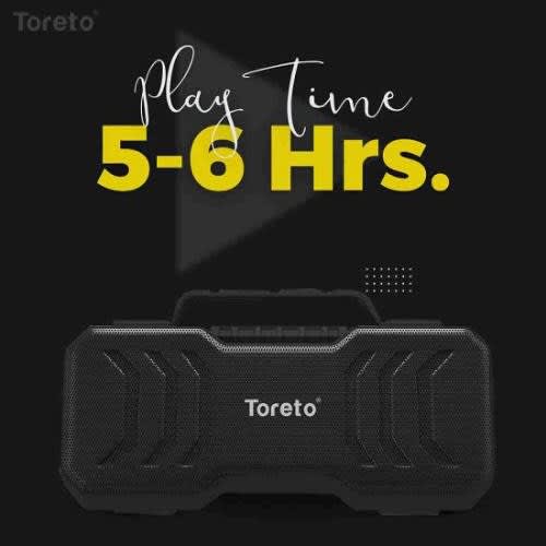 Toreto Hustler-346 Bluetooth Wireless Speaker With Stereo Sound - 10W