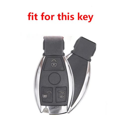 Silicone Remote Case Cover For Mercedes Benz  - Blue