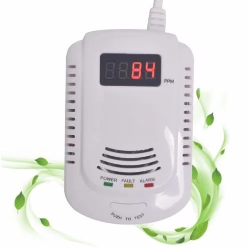 Automatic Lcd Battery Backup Gas Leakage Detector - 90V-240V