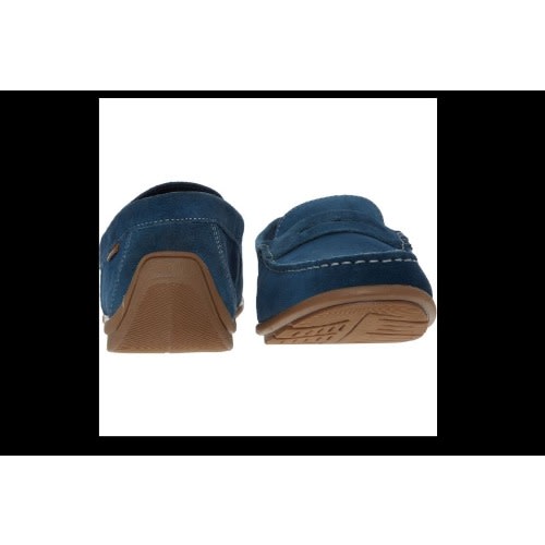 Catesby Suede Penny Driver Shoes - Blue