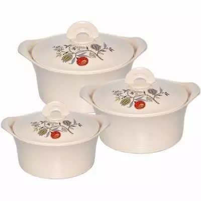 Insulated Casserole Set - 3 Pieces-(800 ml,1500 ml,1200 ml)