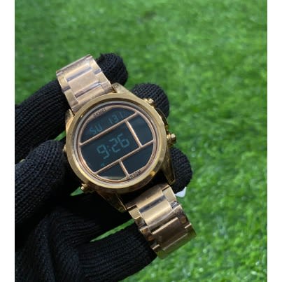 Digital Led Water Proof Wrist Watch - Rose Gold