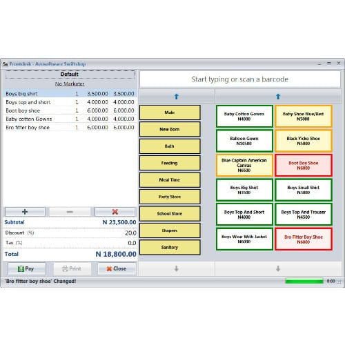 Swiftshop POS Retail, Restaurant and Inventory Management v1.0 - Standard Edition