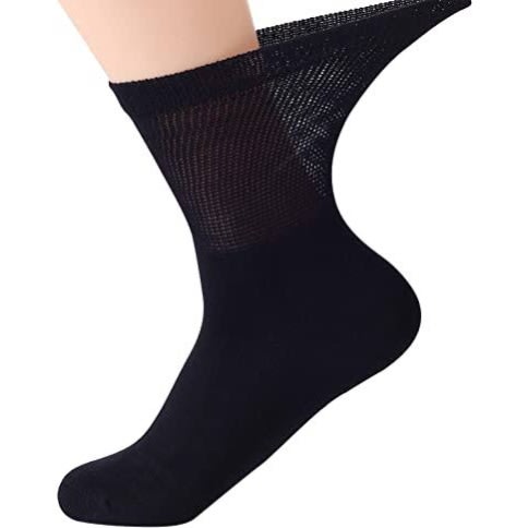 Set Of 6 Men's Plain Socks