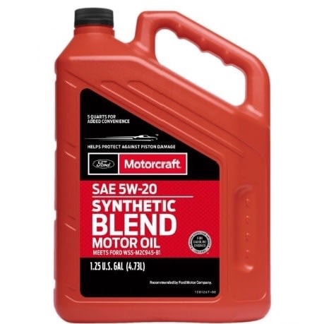 SAE 5w-20 Synthetic Blend Motor Oil  - 4.73l