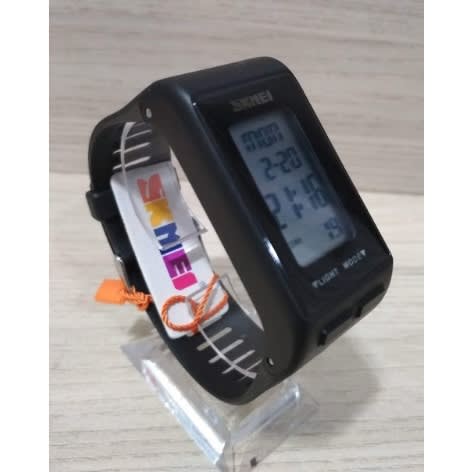 Digital Top Sport Men's Rubber Strap Wrist Watch
