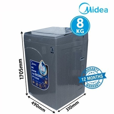 8kg Fully Automatic Top Loader Washing Machine - Wash & Spin - Wm-mae80