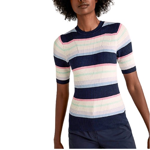Striped Crew Neck Jumper