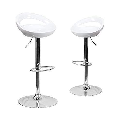 Round Swivel Counter Bar Stool - set Of 2