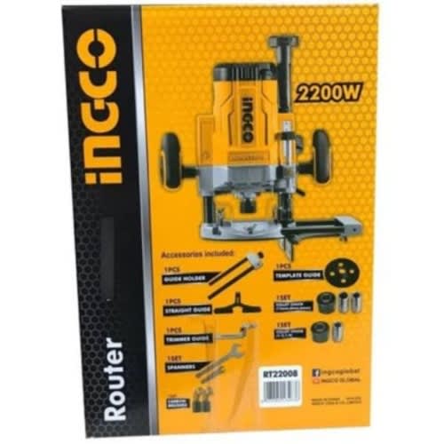 Ingco Industrial Electric Router - 2200W - Rt22008