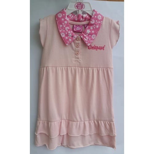 Girl's Jersey Dress - Pink