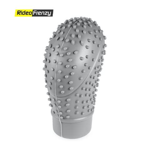 Silicon Steering Cover With Gear Knob - Grey
