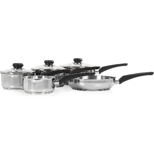 Stainless Steel Equip Pan - 5Piece Set