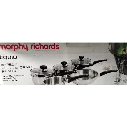 Stainless Steel Equip Pan - 5Piece Set