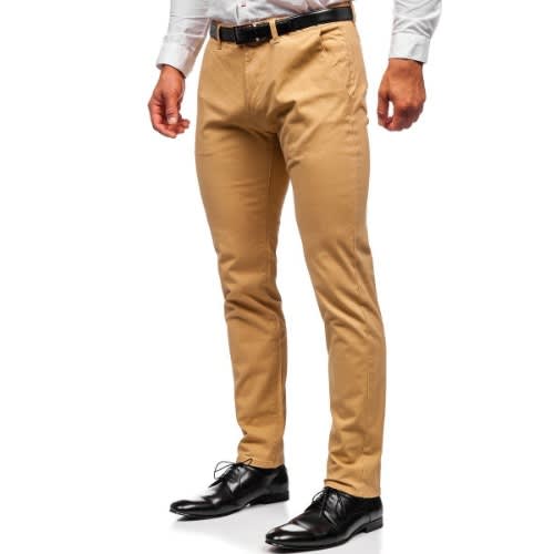 Straight Cut Men's Cotton Luxury Chinos Pant Trouser
