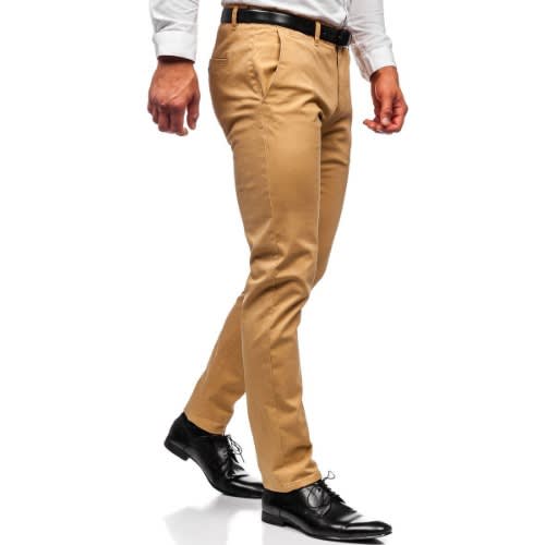 Straight Cut Men's Cotton Luxury Chinos Pant Trouser