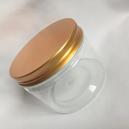 Transparent Plastic Storage Jars - 6 Pcs
