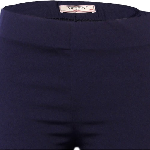 Ladies Band less Boot Cut Pant - Navy Blue