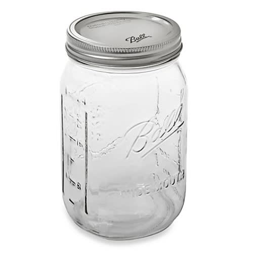 1pcs Ball Mason Wide Mouth Jar - 500ml
