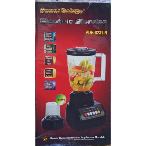 Electric Blender With Mill - 1.5L - 300W - PDB-8231-N