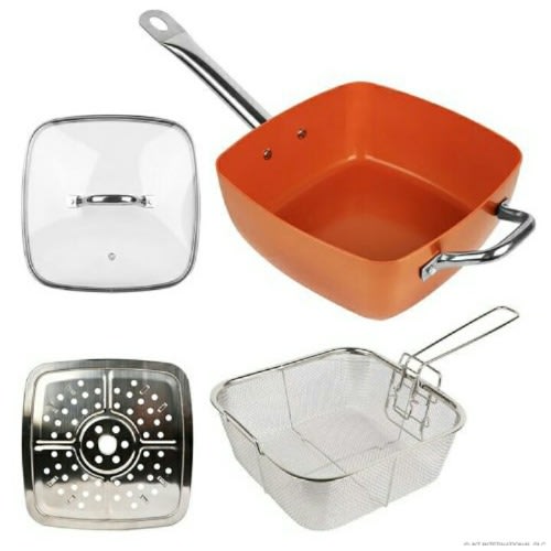 4 Pieces Aluminium Non-stick Frying Pan Set