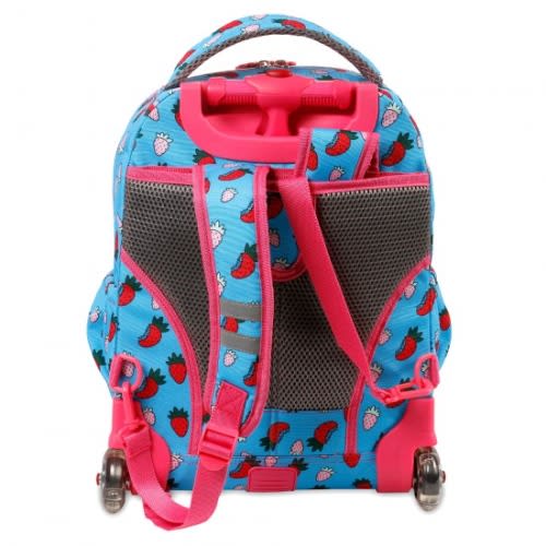 Sunrise Rolling Backpack -Strawberry