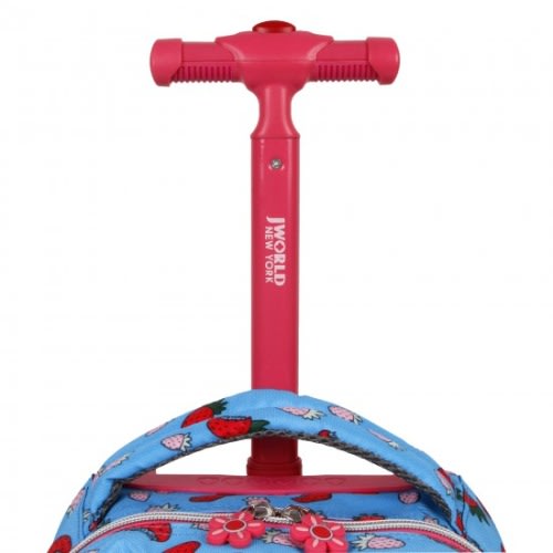 Sunrise Rolling Backpack -Strawberry