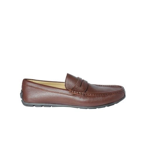Cervo Miel Buffalo Skin Brown Loafers