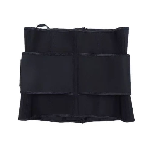 Strap And Hook Waist And Tummy Trimmer Belt -Black