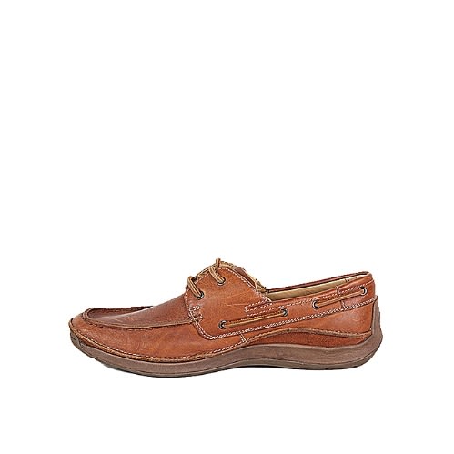 Men's Active-air Leather Moccassin - Brown